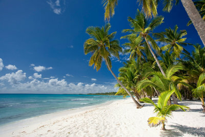 Travel destination with guaranteed sun - the Caribbean.