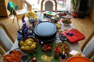 A raclette can be used in many ways.
