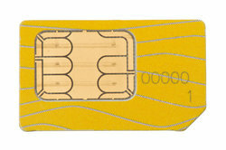 מספר הכרטיס מאוחסן ב- SIM
