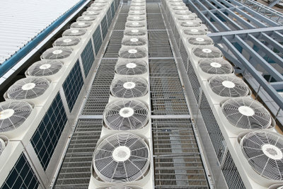 Air conditioning systems are designed to cool rooms.