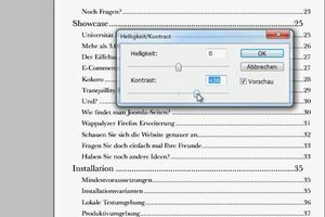 PDF — palielināt kontrastu