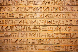 Hieroglyphs cannot be read by the layman.
