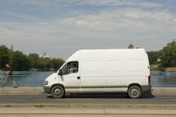 The Ford Transit series is often used as a delivery vehicle.