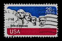 미국에서 우표를 사다