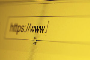 Some errors are caused by entering an incorrect Internet address.