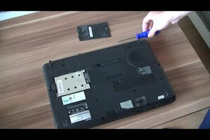 Ødelagt notesbog - gem dataene på en ekstern harddisk
