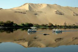 A Nílus fontos éltető Afrikában.