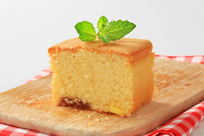 Sponge cake is easy and quick to make.