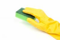 Use rubber gloves for cleaning