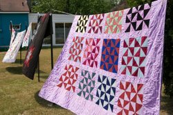 Colorful and varied - these are the characteristics of a quilt.