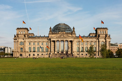 O Reichstag - aqui é onde as leis são feitas.