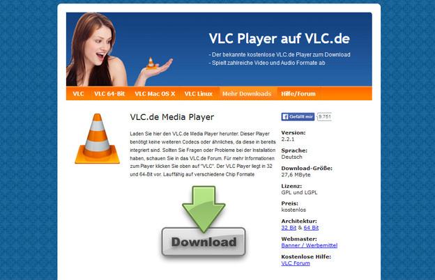 Přehrávač VLC je zdarma.