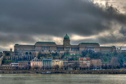 The Danube flows past metropolises like Budapest.