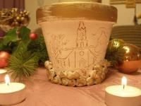VIDEO: Crafting with clay pots for Christmas