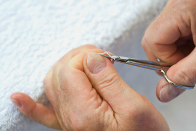 Manicure mistakes can lead to nail grooves.