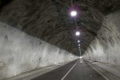 Tauern -tunneli - ei aina vapaa liikenneruuhkista.