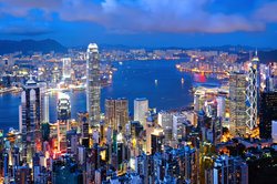 Hong Kong is een van de grootste metropolen ter wereld. 