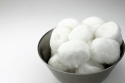 You can tinker with cotton wool.