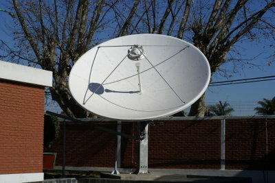 Satellite dish guarantees right to information.