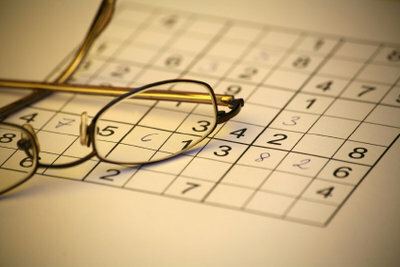 Sudoku on peli, joka edistää keskittymistä.