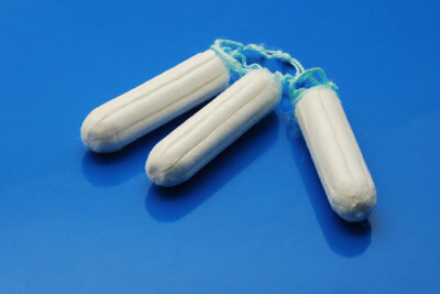 Tampons can also be uncomfortable.