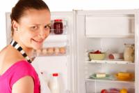 Установите температуру на холодильнике
