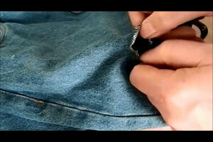 Fabriquez vous-même des jeans avec des trous - trois instructions