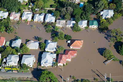Översvämningar är en naturkatastrof.