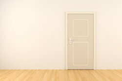 Often a normal door can be replaced by a sliding door at a later date.