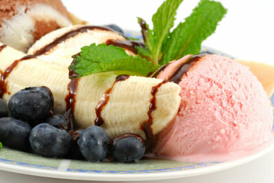 La crème glacée peut être faite sans pré-refroidissement.