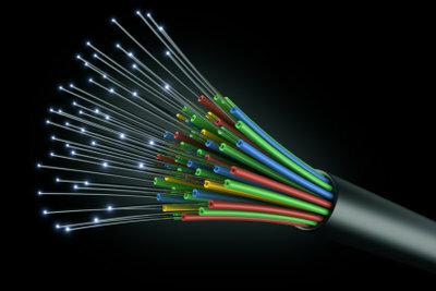 Fiber optic cables work with total internal reflection.
