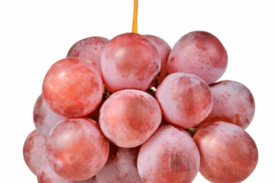 Grapes are healthy fruits.